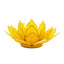 Lotus Candle Holder Citrin Colour, 3-Layered-Global Food Hub