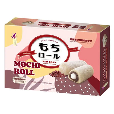 Love & Love Handmade Mochi Roll – Red Bean with Creamy Filling-Global Food Hub