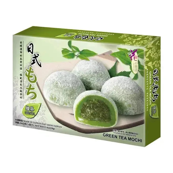 Love & Love Japanese Style Mochi - Green Tea - 210g-Global Food Hub