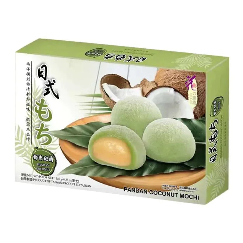 Love & Love Japanese Style Mochi – Pandan Coconut-180 grams-Global Food Hub