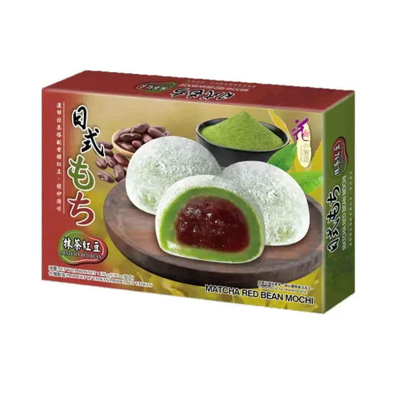 Love & Love Mochi with Matcha Red Bean Flavour - 180g-Global Food Hub