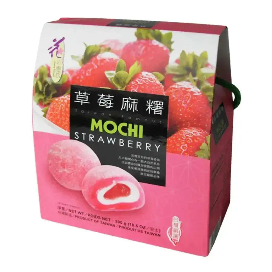 Loves Flower Mochi - Strawberry - 300g-Global Food Hub