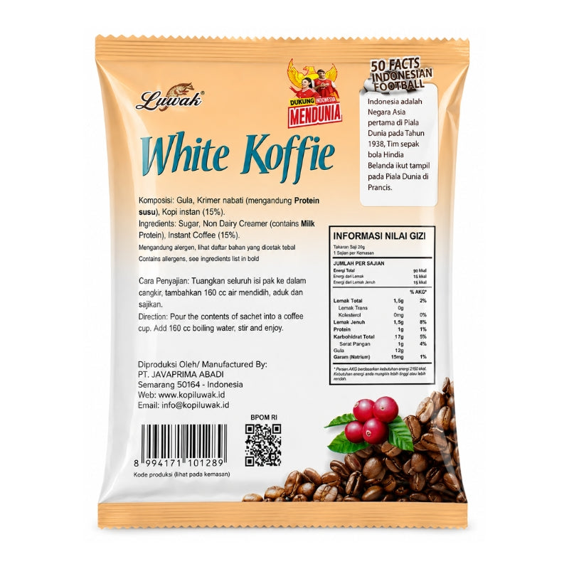 Luwak White Koffie Original Sachet-Global Food Hub