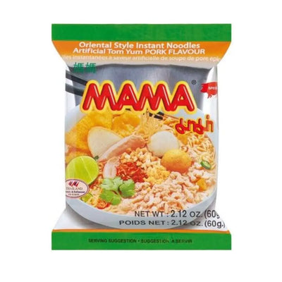 MAMA Instant Noodle Pork Tom-Yum Flavour-60 grams-Global Food Hub