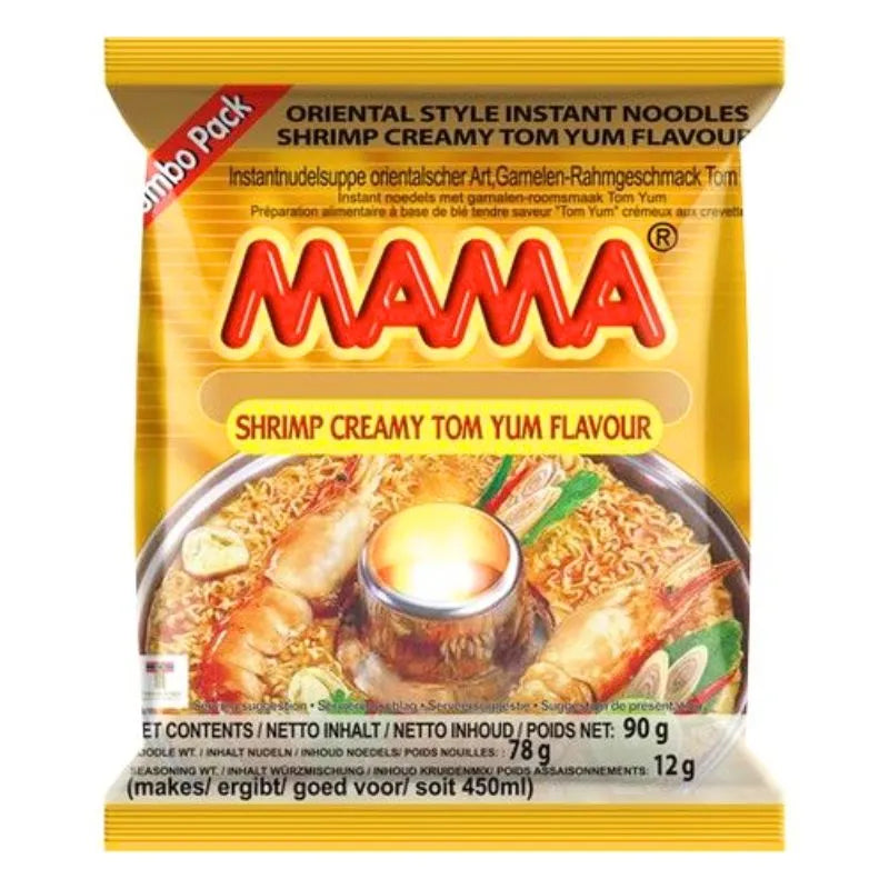 MAMA Instant Noodle Shrimp Creamy Tom-Yum Flavour - 90g-Global Food Hub