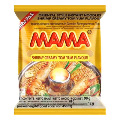 MAMA Instant Noodle Shrimp Creamy Tom-Yum Flavour - 90g-Global Food Hub