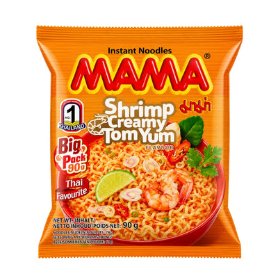 MAMA Instant Noodle Shrimp Creamy Tom-Yum Flavour - 90g-Global Food Hub