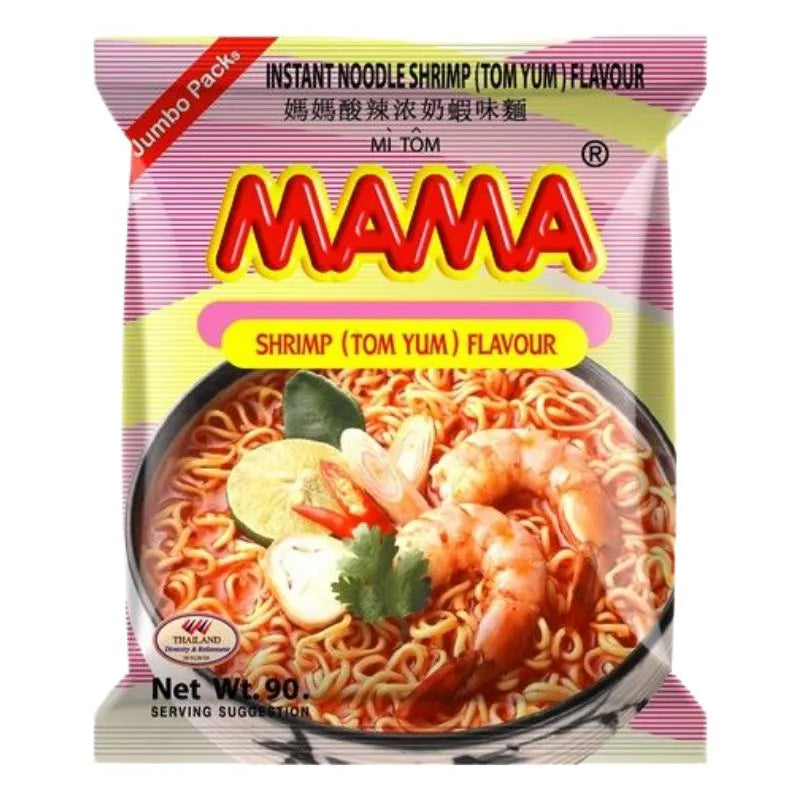MAMA Instant Noodle Shrimp Tom-Yum Flavour - 90g-Global Food Hub
