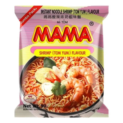 MAMA Instant Noodle Shrimp Tom-Yum Flavour - 90g-Global Food Hub