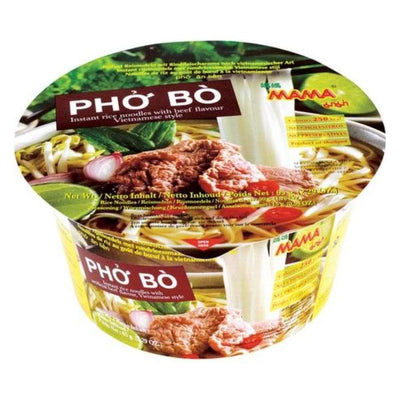 MAMA Instant Rice Noodles Beef Pho Bo Bowl-65 grams-Global Food Hub