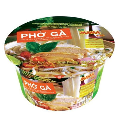 MAMA Instant Rice Noodles Chicken Pho Ga Bowl-65 grams-Global Food Hub