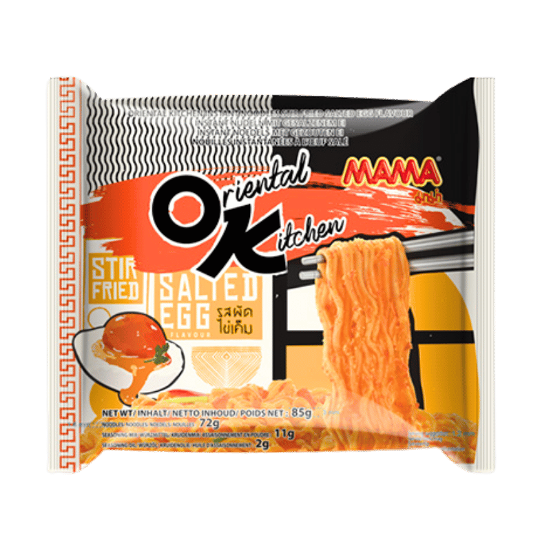 MAMA OK Instant Noodles Salted Egg - 85g-Global Food Hub