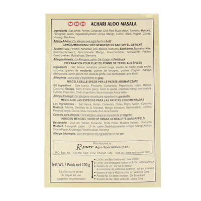 MDH Achari Aloo Masala - 100g-Global Food Hub