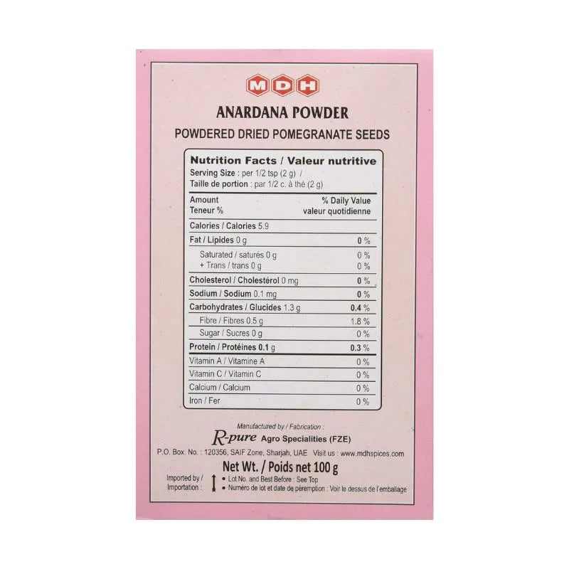 MDH Anardana Powder - 100g-Global Food Hub