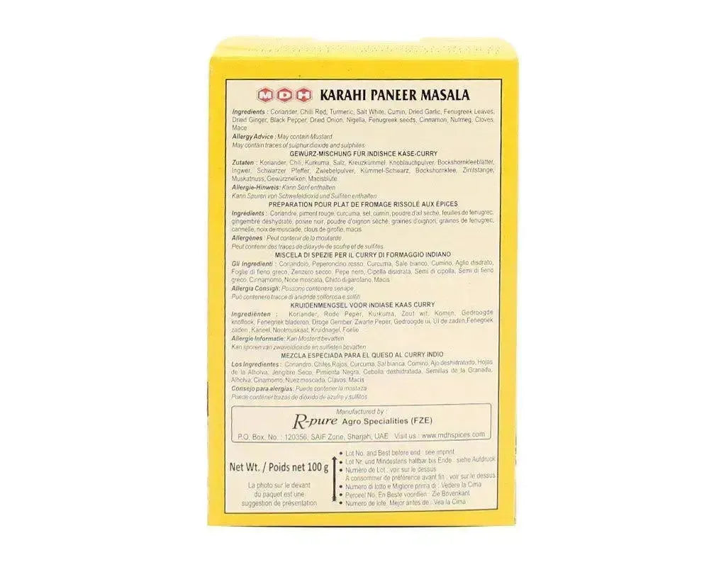 MDH Karahi Paneer Masala-100 grams-Global Food Hub