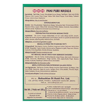MDH Pani Puri Masala - 100g-Global Food Hub