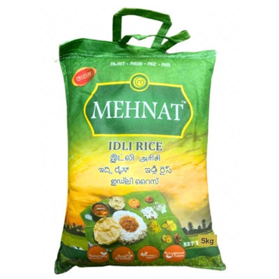 MEHNAT Idli Rice - (PREMIUM QUALITY) 5 KG- Export Pack-Global Food Hub
