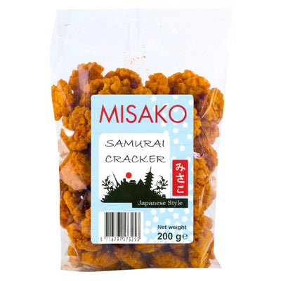 MISAKO Samurai Spicy Rice Cracker - 200g-Global Food Hub