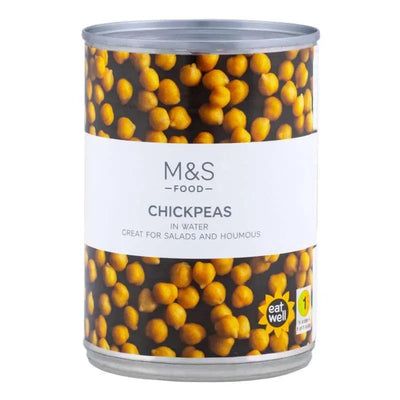 M&S Chickpeas in Water - 400g-Global Food Hub