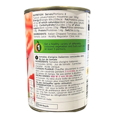 M&S Chopped Italian Tomatoes - 400g-Global Food Hub