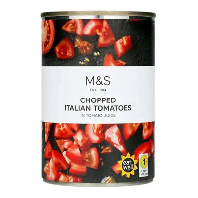 M&S Chopped Italian Tomatoes - 400g-Global Food Hub