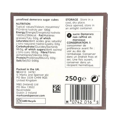 M&S Demerara Sugar Cubes - 250g-Global Food Hub