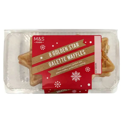 M&S Frozen Golden Star Galette Waffles-190 grams-Global Food Hub