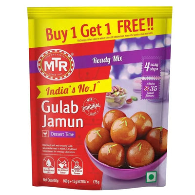 MTR Gulab Jamun Mix Buy One Get One Free - 175g-Global Food Hub