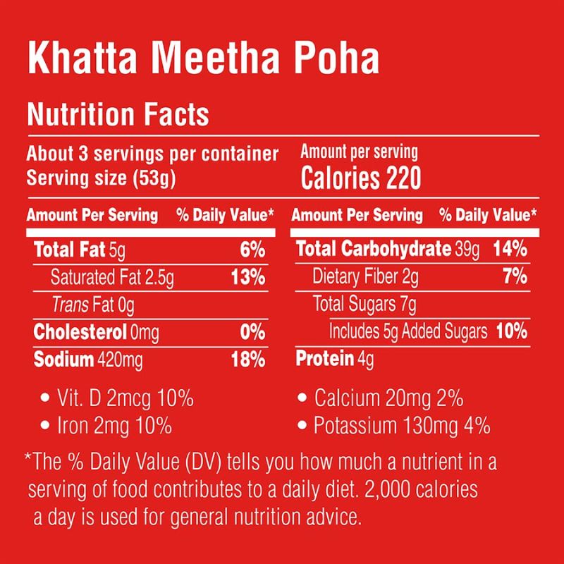 MTR Instant Poha Khatta Meetha RTE - 80g-Global Food Hub