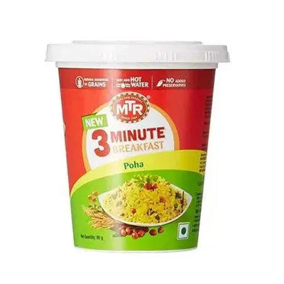 MTR Instant Poha Regular Snack RTE - 80g-Global Food Hub