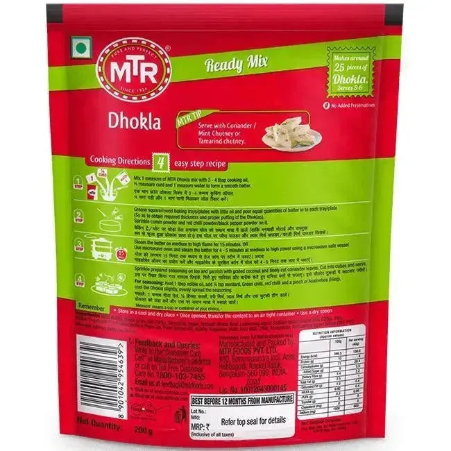 MTR Khaman Dhokla Mix - 200g-Global Food Hub