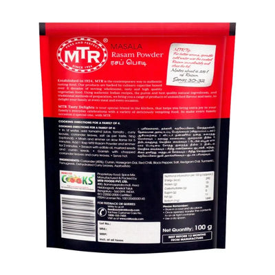 MTR Madras Rasam Powder - 100g-Global Food Hub