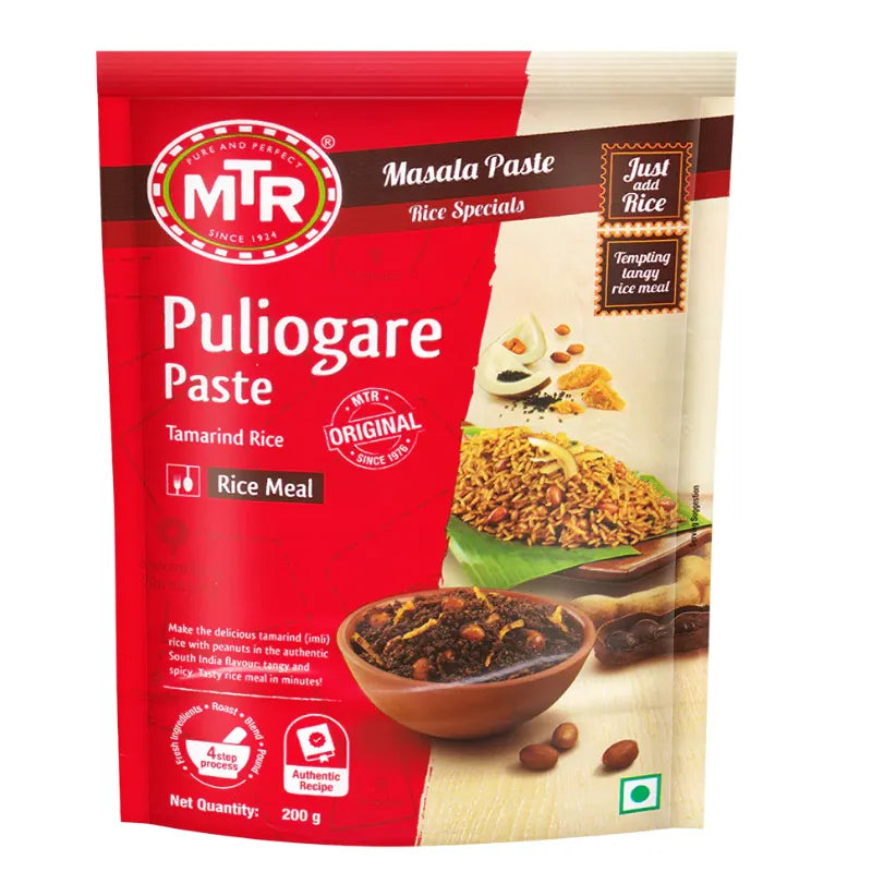 MTR Puliogare Paste-200 grams-Global Food Hub