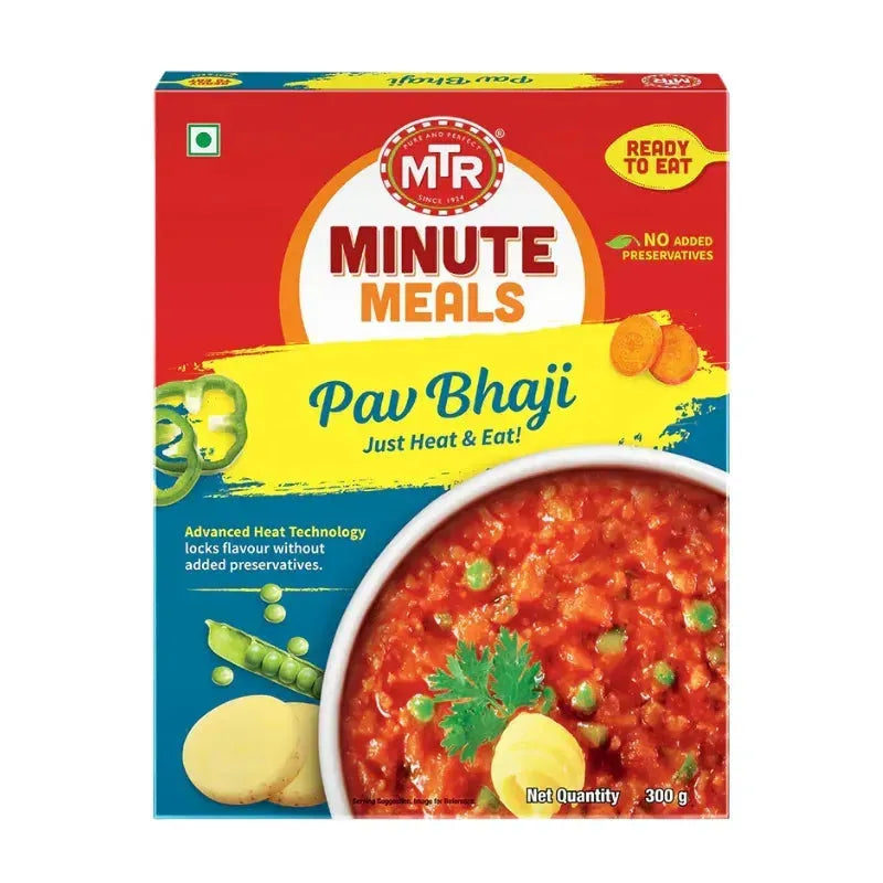 MTR RTE Minute Meals Pav Bhaji - 300g-Global Food Hub