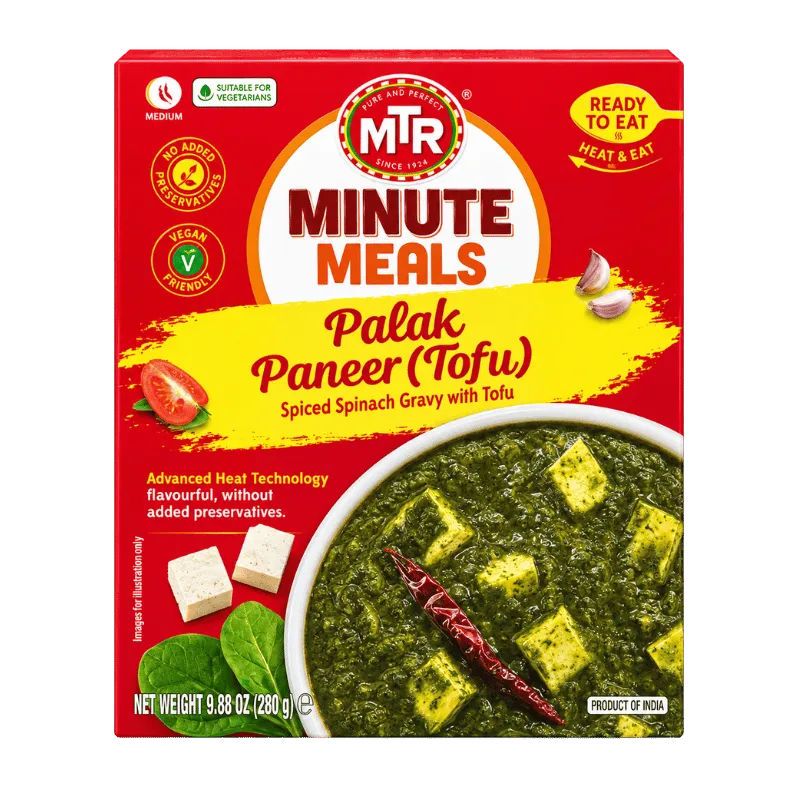 MTR RTE Palak Paneer (Tofu) - 280g-Global Food Hub