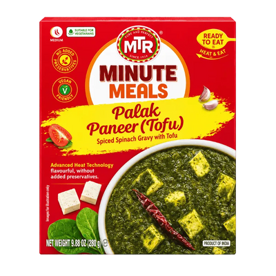 MTR RTE Palak Paneer (Tofu) - 280g-Global Food Hub