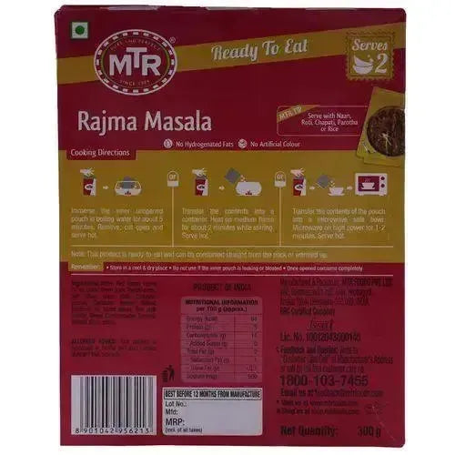 MTR RTE Rajma Masala - 300g-Global Food Hub