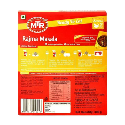 MTR RTE Rajma Masala - 300g-Global Food Hub