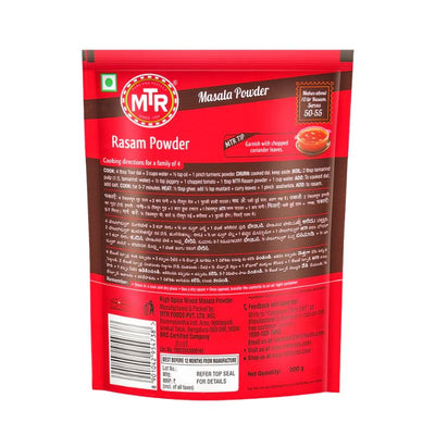 MTR Rasam Powder - 200g-Global Food Hub