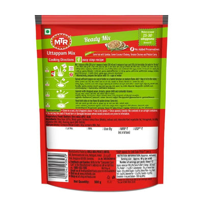 MTR Uttappam Mix - 500g-Global Food Hub