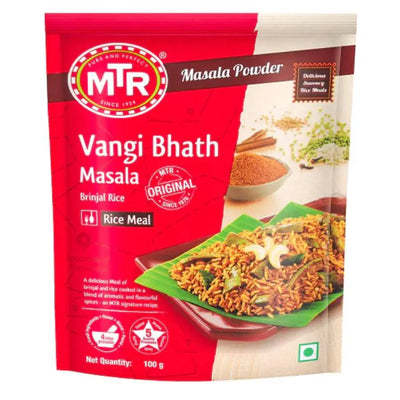 MTR Vangi Bhath-100 grams-Global Food Hub