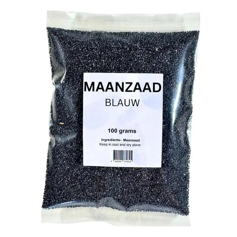 Maanzaad Blauw - 100g-Global Food Hub