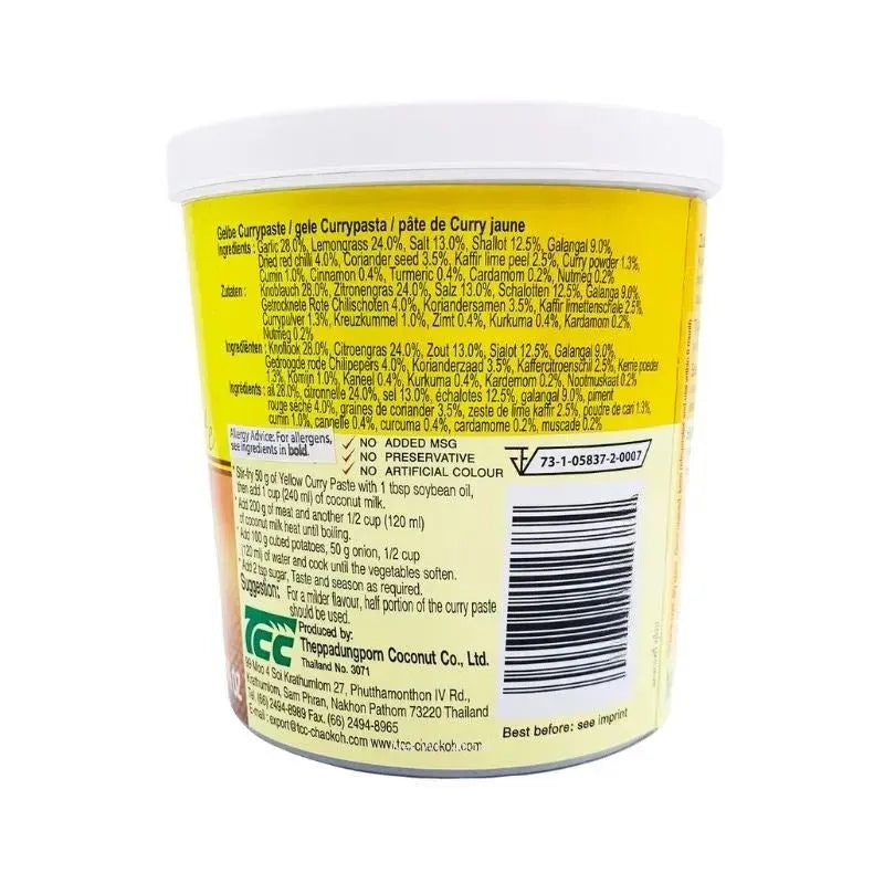 Mae Ploy- Vegetarian Yellow Curry Paste- 400g-Global Food Hub