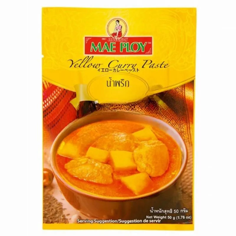 Mae Ploy - Yellow Curry Paste 50g-Global Food Hub