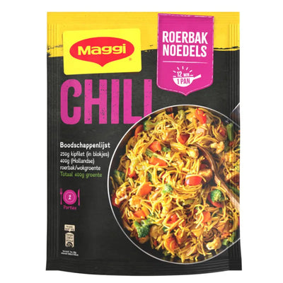 Maggi Roerbak Noedels Chili (Stir Fry Noodle)-185 grams-Global Food Hub