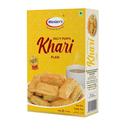 Maniarr's - Plain Khari-180 grams-Global Food Hub