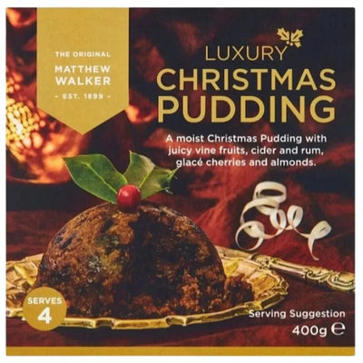 Matthew Walker Luxury Christmas Pudding - 400g-Global Food Hub