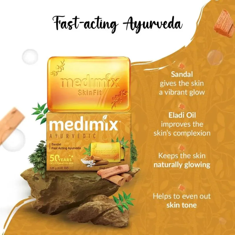 Medimix Ayurvedic Soap - 125g-Global Food Hub