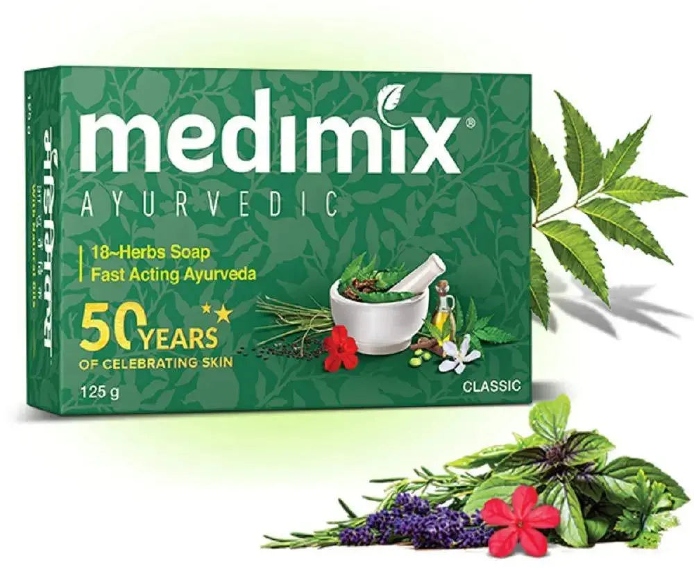 Medimix Dark Green Soap-75 grams-Global Food Hub