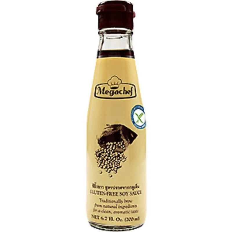 Megachef Soy Sauce Gluten Free - 200ml-Global Food Hub